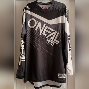 O'Neal Element Moto Racing Cycling‎ Cyber Grunge Y2K Jersey XL